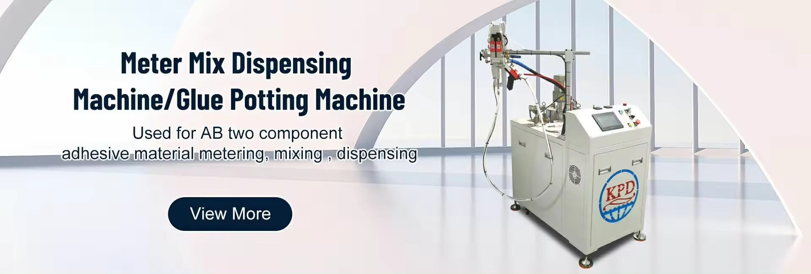 Máquina de fazer vasos de epoxi