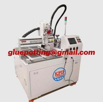 Dispensador de resina epoxi de mistura Dispensador de cola AB Dimensão pequena Misturador de cola semi-automático PU líquido de dois componentes