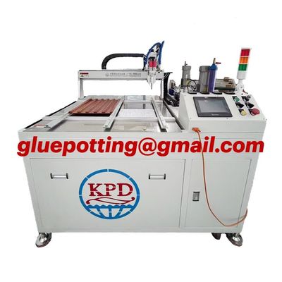 Máquina automática de colocação de cola para recipientes Produção ótima de epoxies, silício e poliuretano