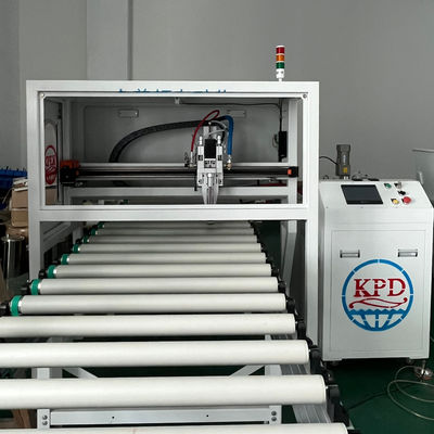 Máquina de colagem PUR de painéis de rockwool com inspecção de saída por vídeo