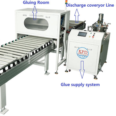 Máquina de espalhar cola de painel de sanduíche PU Spreader Pur Dispensing Machine Glue Applicator