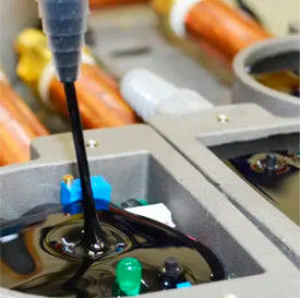 Dispensador de cola de fluido para máquina de colocação de cola totalmente automática