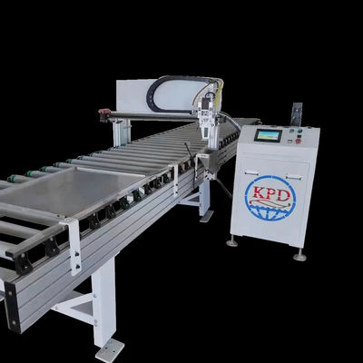 Máquina de distribuição de cola de porta de PVC de painel de honeycomb de madeira poli