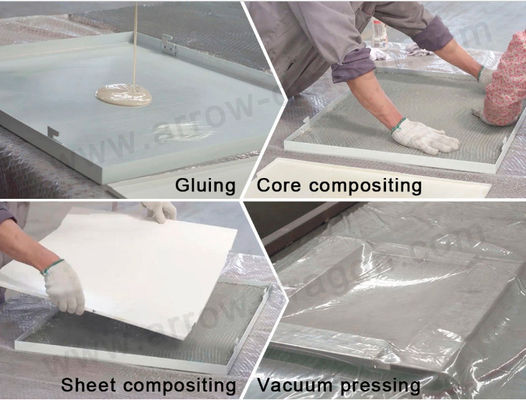 Máquina de distribuição de cola de porta de PVC de painel de honeycomb de madeira poli