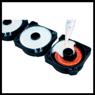 Máquina de colocação de cola para fundição de resina de material de silicone epoxi AB PU de dois componentes