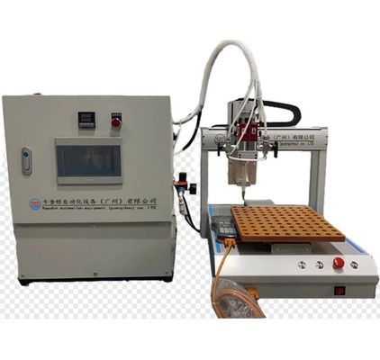 Máquina de enchimento de cola totalmente automática de bomba de mistura de medidores para distribuição de epoxi em bancadas