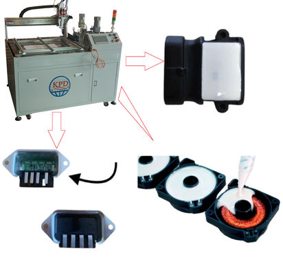 Máquina de colocação de poliuretano de controlo automático para condensador e filtro de sensores