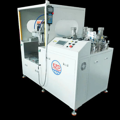 Equipamento de medição e distribuição de compostos de embotelhamento condutores térmicos epoxi