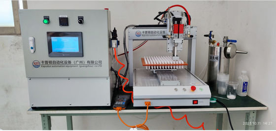 Desktop Two Component AB Glue Epoxy System for LED Lights Automatic Vacuum Dispensing (Sistema de coleção epoxi para lâmpadas LED)