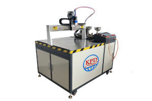 Máquina de distribuição de resinas de mistura totalmente automática