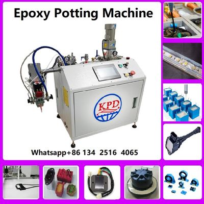 Máquina de envasamento de epoxi totalmente automática para envasamento e encapsulamento de bobinas de indução