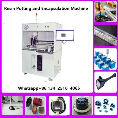 Dispensador de cola industrial Sistema de distribuição de cola de 2 partes componente AB PU Epoxies Siliciosos Máquina de colocação em pote