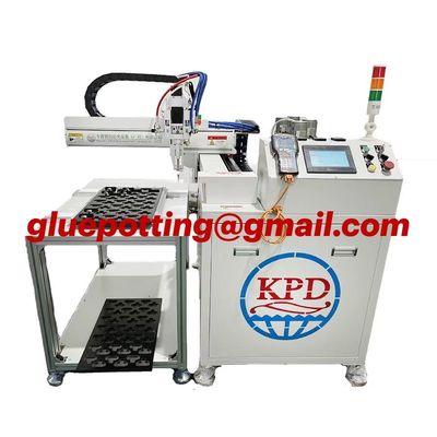 Máquina de distribuição de Epoxi PU 3D Adesivo Epoxies Doming Máquina de alta eficiência Linha de produção de fabricação
