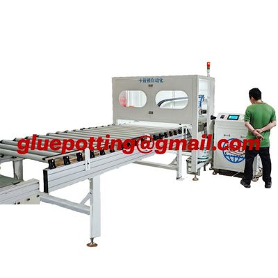 Sistema de colagem automática da linha de produção 2 Parte 2 Componente AB Parte Máquina de colagem em potes de poliuretano epoxi de silicone