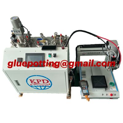 Máquina de distribuição automática de cola de dois componentes de silicone epoxi 3 eixo AB Máquina de distribuição de pasta epoxi