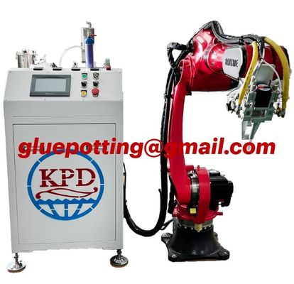 Dispensador de cola rotativo automático Robot6 Axis Dispensador de cola Robot Máquina de dispersão de cola de alta eficiência